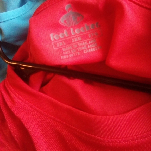 Foot Locker Vintage Red Polyester Mesh #24 Sleeveless Jersey. Sz. Men 2XL. NWOT! - Picture 9 of 11